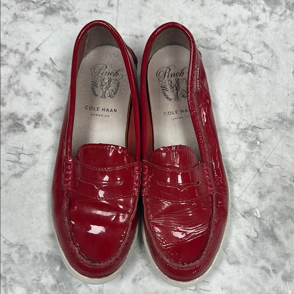 Cole Haan Pinch Red Loafers